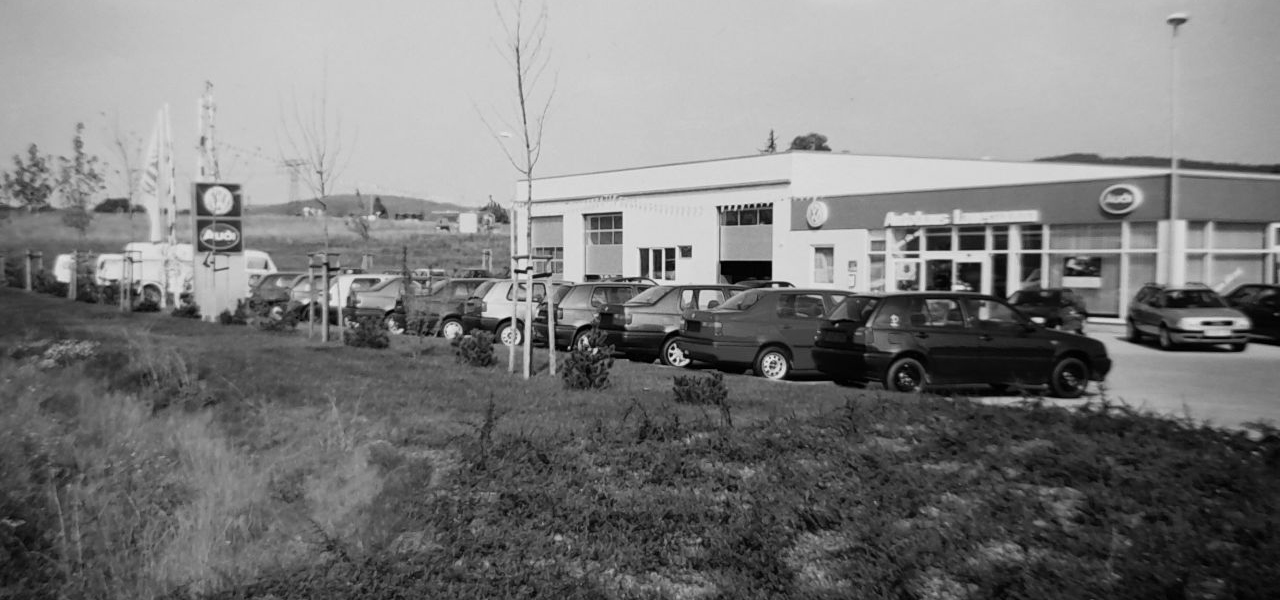 Autohaus - alte Fotografie Autohaus - alte Fotografie